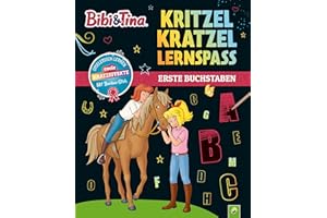 Bibi & Tina Kritzel-Kratzel-Lernspaß: Erste Buchstaben: Für Kinder ab 5 Jahren | Spielerische Schulvorbereitung. Lernübungen, Rätsel und Aufgaben mit den Freunden vom Martinshof