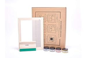 Hunt The Moon - A3 Screen Printing at Home Kit, Wooden