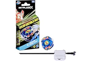 Hasbro Beyblade X, X-Over Project, Starter Pack Dranzer Spiral 3-80T con trottola e Lanciatore