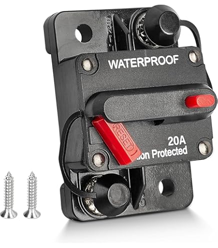 KUOYUH 5 Amp 125/250VAC 32/50VDC 98 Series Push-To-Reset Thermal Overload Protector Circuit - View #2