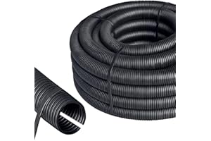 ISOLATECH Tubo Ondulado ranurado DI Ø36mm DE Ø42,5mm L 2m PP Reach Dentro/Fuera Temp-45C+125C Resistente al calor240h+150C RoHS Ø36mm2M