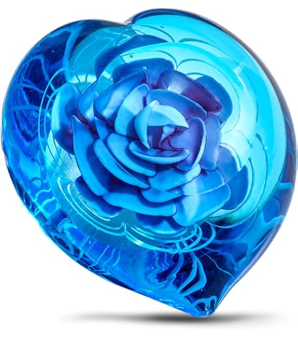Presse-papier Cristal LUNE - Hémisphère 80mm - Déco Bureau élégante