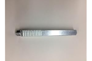 FERRO QUADRO AD ESPANSIONE ZINCATO BIANCO 8X65 mm PER MONTAGGIO DI MANIGLIE O POMOLI SU PORTE BLINDATE O SU SERRATURE Q8, SECUREMME LUNGHEZZA mm65