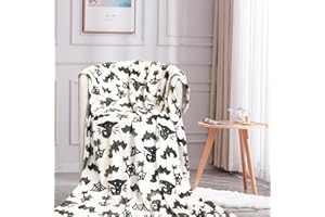 YEQIVO Blanket for Kids, Bat Glow in The Dark Blanket, Kids Blanket for Boys, Soft Fleece Blanket Throw 50"x60"