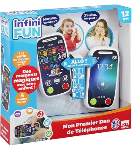 Téléphone Jouet Pour Filles 3-12 Ans - Écran Tactile 2,8 Pouces, Double Caméra, 44 Jeux, Apprentissage, Musique - Cadeau Anniversaire Noël Avec Carte 32 Go - 8