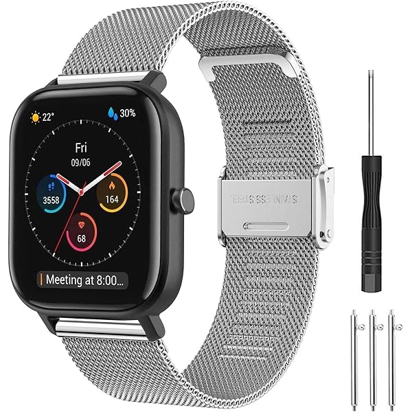 Cinturino 20 Mm Compatibile Con Amazfit Active 2, GTS 4, GTR 42mm E Bip – In Nylon Traspirante, Con Sgancio Rapido, Unisex E Adatto A Sport E Ufficio