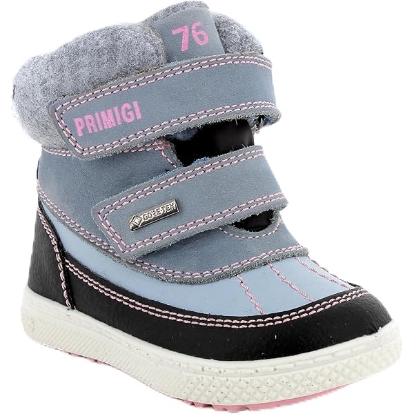 Bottines D'hiver Primigi Garçon Ptigt 83540 - Cuir Nubuck, Doublure Gore-Tex, Fermeture Velcro