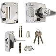 ERA 40mm Maximum Security BS Nightlatch - Chrome Effect Body