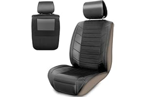 Upgrade4cars Coprisedile Auto Anteriore Universale | Organizer per Sedile e Protezione per Lo Schienale | Porta Tablet Bambini da Auto | Coprisedili Singoli Universali