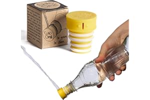 CULOCLEAN.COM CuloClean Bidé De Mano para WC. Hecho en España. El bidet portátil más discreto. Compatible con cualquier botella de plástico. Ducha sanitaria o de viaje, tapón acoplable. (1pcs Amarillo)