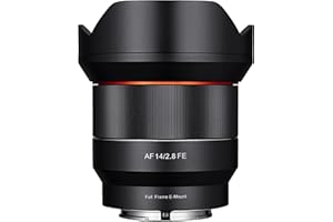 Samyang SYIO14AF-E 14mm F2.8 Full Frame Auto Focus Lens for Sony E-Mount, Black
