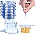 MAKINGTEC Urine Cups Plastic Urine Collection Cups Disposable Urine Specimen Cups for Pregnancy Test, Pregnancy Ovulation Testing Container Test Collection Cup 40 ML (50 Pieces)