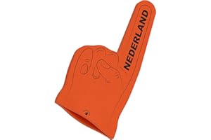 ‎HIGH FIVE FINGERS HIGH FIVE FINGERS Weltmeisterschaft Europameisterschaft Flagge Fanartikel | Schaumstoff Hand für Spiele, Stadion, Events | One Size | 44 x 22 x 2,5 cm