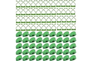 LAUFUNJOY 120 Pcs Plante Escalade Mur Fixation Clips Crochet Auto-Adhésif, Adhésif Plante Fixateur Invisible Mur Vines Fixation Clips Plante Fixe Support Clip pour Intérieur Extérieur Décoration Maison