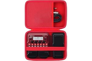 co2CREA Hart Reise Schutz Hülle Etui Tasche für Zoom G1X / B1X / A1X FOUR/IFS Multieffektpedal Amp Simulator, Nur hülle