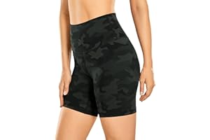 CRZ YOGA Mujer Pantalones Cortos Motociclista Pantalones Cortos de Entrenamiento Atléticos Yoga Mallas para Correr - 7/10/15cm