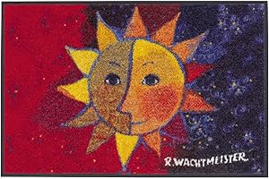 ‎SALONLOEWE Salonloewe Rosina Wachtmeister Fußmatte Sole 50x75 cm Katzen bunt witzig Eingangs-Matte Fußabtreter waschbar