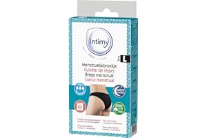 INTIMY CARE - Culotte menstruelle Taille L - Débit abondant - 95% Coton Écologique - Lavable et Réutilisable