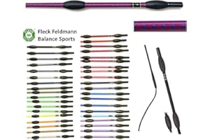 JA Horse Fleck Feldmann Balance Sports Dressurgerte Gerte Reitgerte (brombeer-royal, 110 cm)