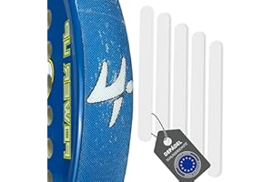 PH PRO HEAT Padelschlägerschutz, transparent, rau, Schutzband für Padelschläger, mehrlagig, aus Silikon, transparent.