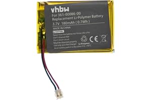 vhbw Replacement Battery compatible with Garmin Forerunner 735xt, GRM0371754, 745 Smartwatch Watch Fitness Bracelet (180 mAh, 3.7 V, Li-polymer)