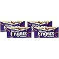 Cadbury Fingers Milk Chocolate Biscuits, 114 g (Pack of 4)
