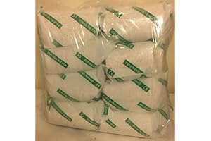 LEXSEL Bulk Pack 16 rolls Modroc 8cm x 3M Plaster of Paris Modelling Bandages with Hints & Tips Guide