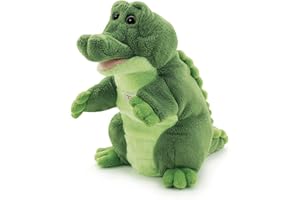 John Adams Trudi, Crocodile Puppet: Plush Crocodile Puppet, Christmas, Baby Shower, Birthday or Christening Gift for Kids, Plush Toys, Suitable from Birth