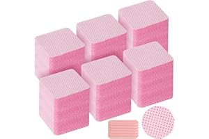 LOPHE Chusteczki do paznokci, 720 szt., różowe, bezzapachowe, do usuwania lakieru, miękkie podkładki