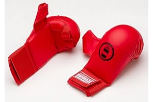 KAMIKAZE - Guantillas con protezione polgar per Karate, omologate RFEK Real Federazione spagnola di Karate