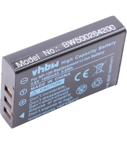 Akku Für PRAKTICA Luxmedia Kameras – 3,7V, 850 MAh, Li-Ion, Kompatibel Mit Vielen Modellen