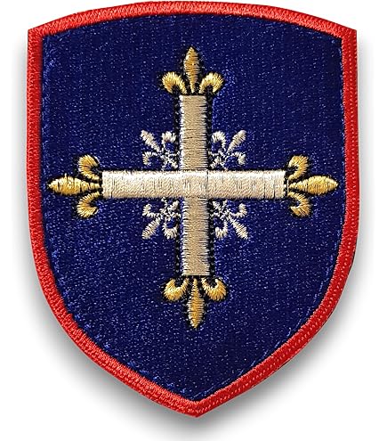 Patch écusson Mousquetaire Du Roi Basse Visibilité - 8x6,4 Cm, Camouflage - Dos Scratch, Qualité Militaire