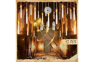 ‎AONESY 12 Stück Flammenlose LED Kerzen mit Zauberstab Fernbedienung, Schwimmende, Batteriebetriebene, für Weihnachten, Hochzeit, Halloween, Geburtstagsfeier.