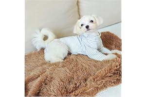 Juliyeh Mantas mullidas de Felpa para Perros de Doble Cara, Super Suave, Manta cálida y Suave, Manta para Perro de compañía, Manta de Cama, Manta de Cama, Manta de Cama, 36 x 56 cm, Completa