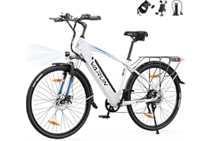 ‎VARUN VARUN E Bike, 28 Zoll E-Bike Herren Damen mit 48V 499.2 Wh Akku, Bis zu 100 KM, 250W 55Nm Motor, Elektrofahrrad E-Fahrrad mit 7-Gang, 5 Modi, Tempomat Modus, City Ebike für Pendeln, Trekking