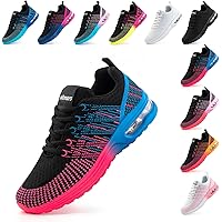 tqgold Veiligheidsschoenen voor dames en heren, werkschoenen, licht, sportief, stalen neus, antislip, beschermende schoenen met stalen neus, ademende werksportschoenen, maat 35-46 EU, 45 EU
