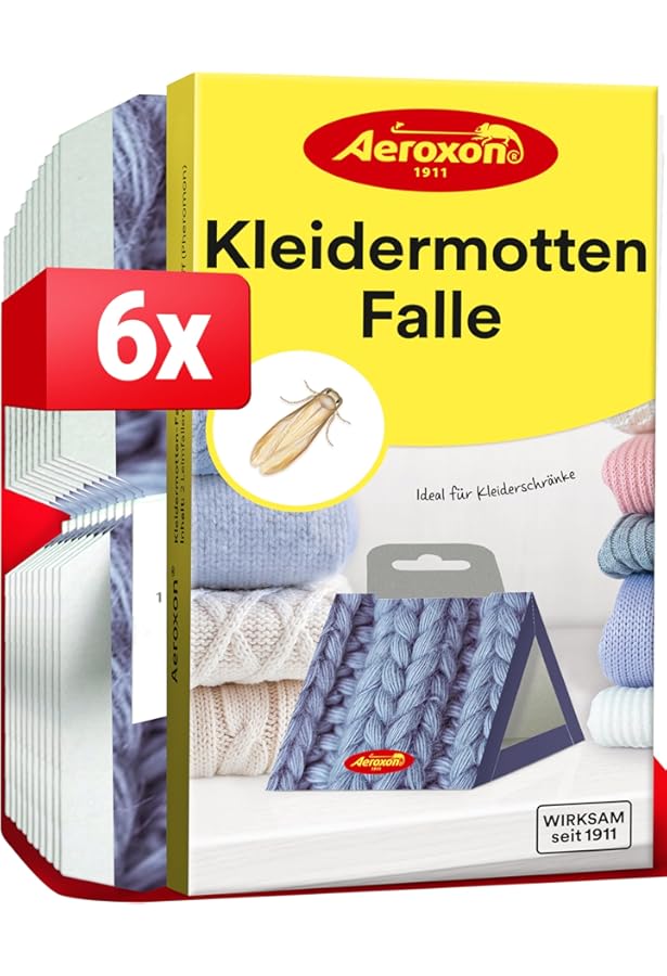 Mottenabwehr Kleidermottenfalle 6x Kleidermottenabwehr Motten Schutz Stop Falle 164916951338 - Foto 6