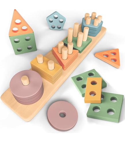 Bibliothèque 4 Niveaux Trapézoïdale Pour Enfant HOMFME - 57,5x26,5x59 Cm, Rangement Livres Jouets, Style Montessori Naturel