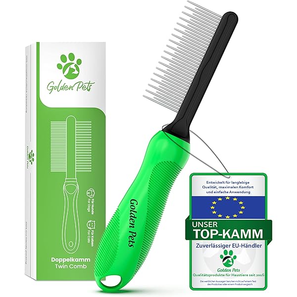 Edelstahl Haustierkamm - Entwirrungskamm Für Hunde & Katzen