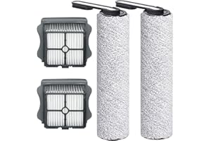 ‎BLUEARKS Ersatz-Bürstenwalze und HEPA-Saugerfilter für Tineco Floor One S5 / S5 Pro / S5 Pro 2 / S5 Extreme schnurlosen Nass-Trockensauger, Ersatzrollenteile für Tineco Reinigungslösung Nachfüllen