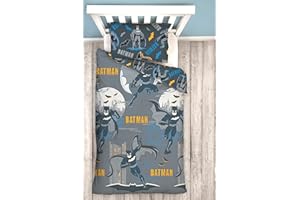 BATMAN Official Single Duvet Cover Set