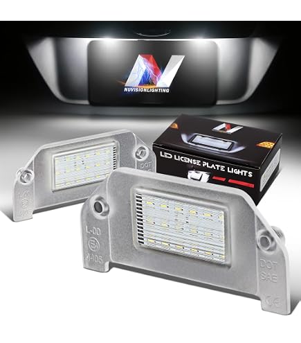 Lente Porta Targa Dorman 68138 – Sostituzione Copri Luce Targa Auto, Impermeabile
