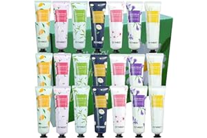 5IKTERY 21 Crema Mani, Set Regalo da Donna, Lozione Extra Idratanti per Festa Della Mamma, Compleanno, Natale, per Calze, per Fidanzata Moglie con 7 Fragranze