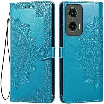 SEAHAI Flip Hülle Für Motorola Moto G35 5G - PU Leder Brieftasche Mit Ständer, Kartenfach Und Magnetverschluss