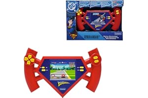Lexibook, Superman, Console Superman Cyber Arcade compacte et Portable, 50 Jeux, écran Couleur LCD, Alimentation par Piles, JL3180SU