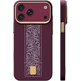 RAPTIC iPhone 18 Pro Max 6.9 i&ccedil;in kılıf, Feeling-01 (bordo kırmızı, i&ccedil;in | Barely There Feel - Ultra İnce Kılıf, Hızlı Kamera