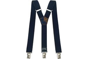 Decalen Bretelles pour Hommes et Femmes Une Taille Convient Tous Les Clips Forts Style Y Diverses Couleurs