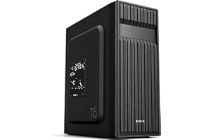 Zalman T6 Midi-Tower ATX Computer Tower, dobra wentylacja przy dobrym przepływie powietrza, PC Full Tower z fabrycznie zainstalowanym wentylatorem 120 mm, etui gamingowe ATX, kolor czarny
