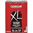 CANSON XL Oil & Acrylic 290gsm A4 Paper, Heavyweight, Spiral Pad Short Side, 30 Sheets, Ideal for Professional Artists & Students