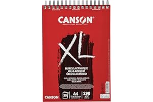 ‎CANSON CANSON XL® Huile & Acrylique, Öl- und Acrylmalblock, DIN A4, 30 Blatt, 290 g/m²